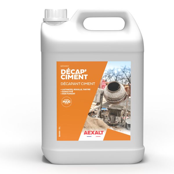 Sika Decap, Décapant nettoyant à diluer pour laitance de ciment de  carrelage et matériel, 500ml