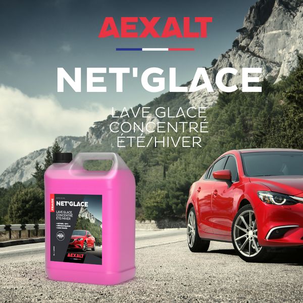 Lave glace concentré, été et hiver, 20deg, 5L - AEXALT - LG143